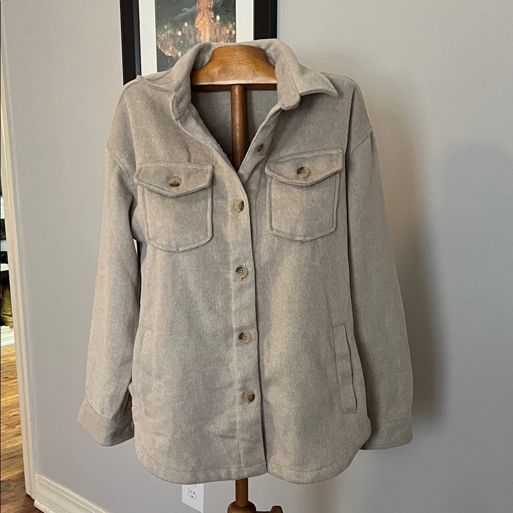 Classic Tan Utility Jacket for Women